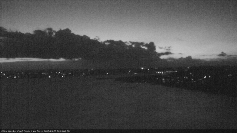 Lake Travis webcam, September 9, 2019 7:25 PM CT