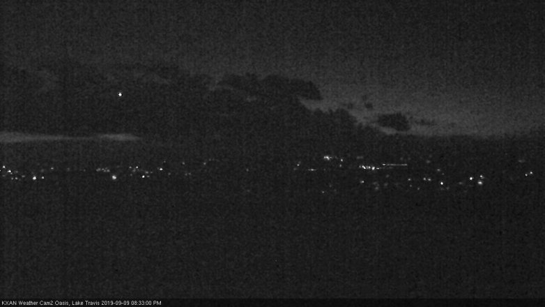 Lake Travis webcam, September 9, 2019 7:35 PM CT