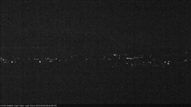 Lake Travis webcam, September 9, 2019 7:45 PM CT