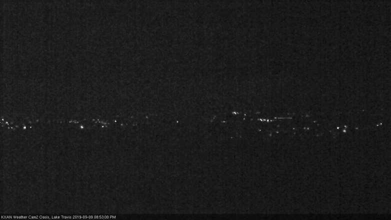 Lake Travis webcam, September 9, 2019 7:55 PM CT