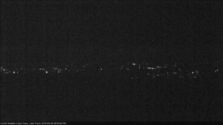 Lake Travis webcam, September 9, 2019 8:00 PM CT