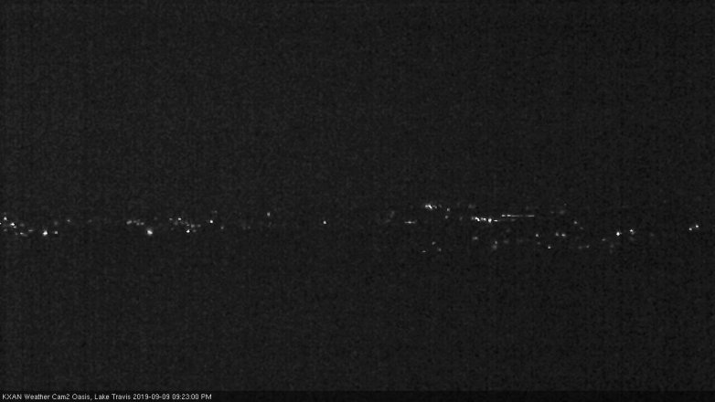 Lake Travis webcam, September 9, 2019 8:25 PM CT