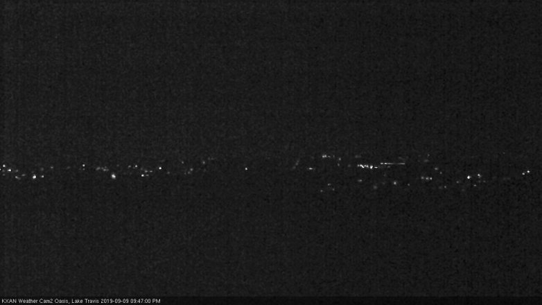 Lake Travis webcam, September 9, 2019 8:50 PM CT