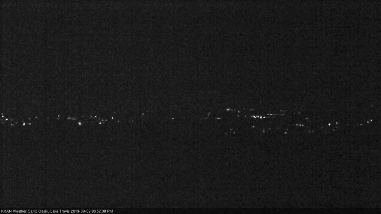 Lake Travis webcam, September 9, 2019 8:55 PM CT