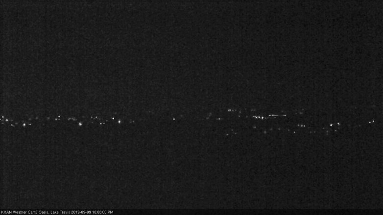 Lake Travis webcam, September 9, 2019 9:05 PM CT