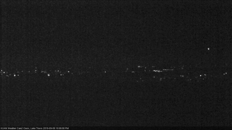 Lake Travis webcam, September 9, 2019 9:10 PM CT
