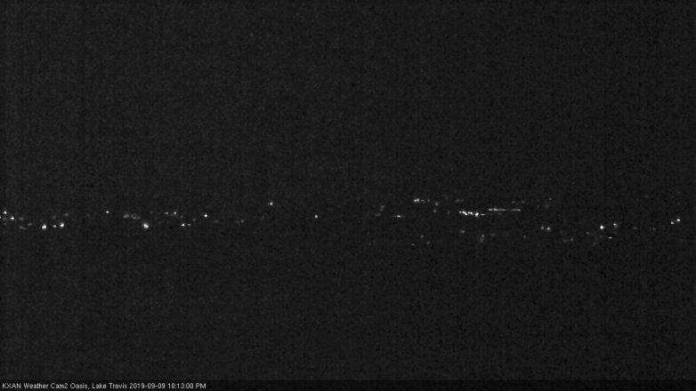 Lake Travis webcam, September 9, 2019 9:15 PM CT