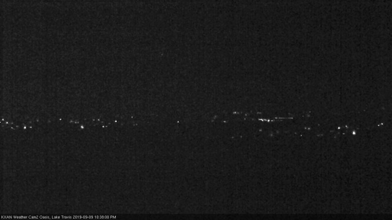 Lake Travis webcam, September 9, 2019 9:40 PM CT