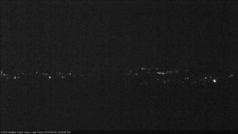 Lake Travis webcam, September 9, 2019 9:45 PM CT