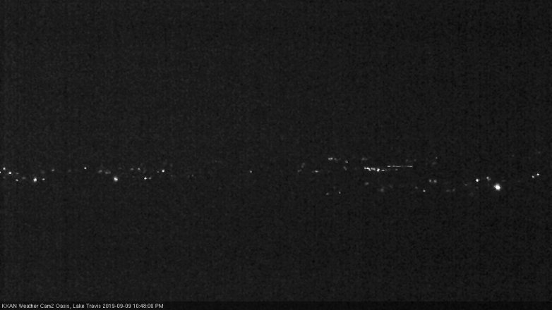 Lake Travis webcam, September 9, 2019 9:50 PM CT