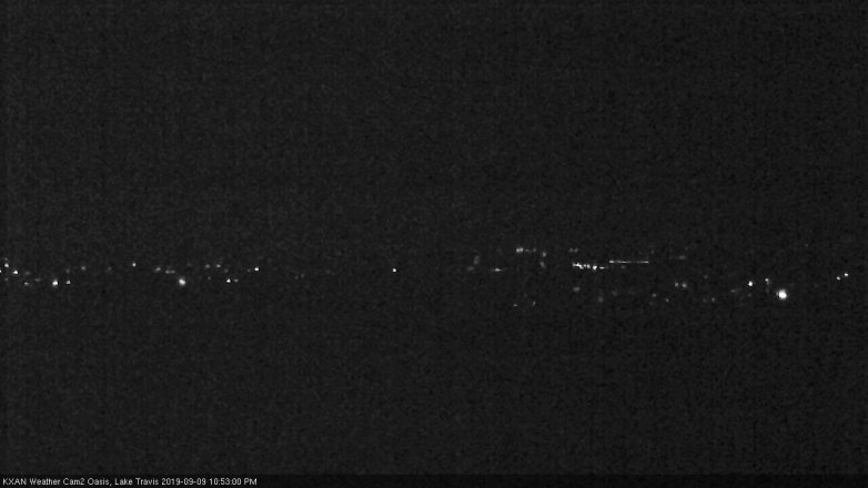 Lake Travis webcam, September 9, 2019 9:55 PM CT