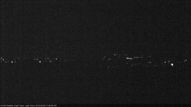 Lake Travis webcam, September 9, 2019 10:10 PM CT