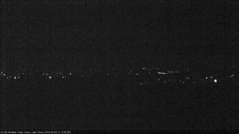 Lake Travis webcam, September 9, 2019 10:15 PM CT