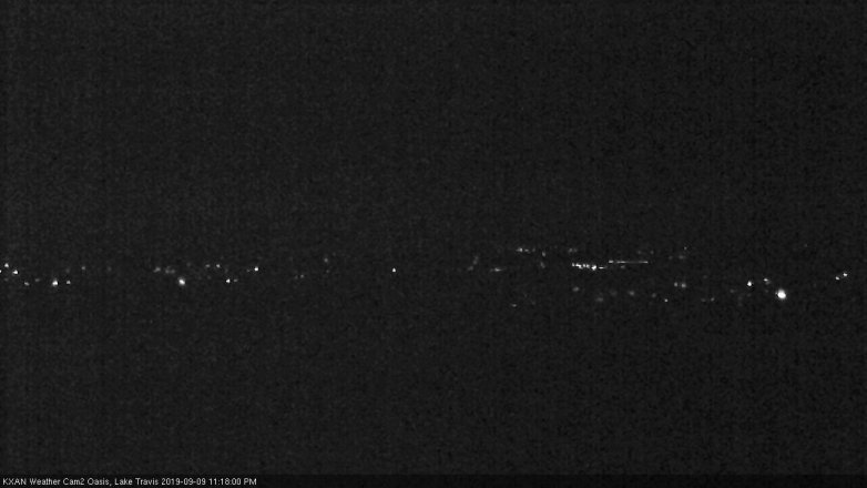 Lake Travis webcam, September 9, 2019 10:20 PM CT