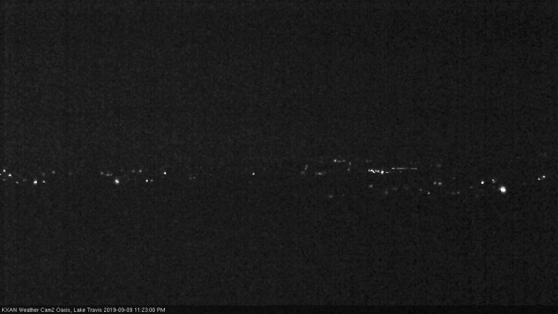 Lake Travis webcam, September 9, 2019 10:25 PM CT