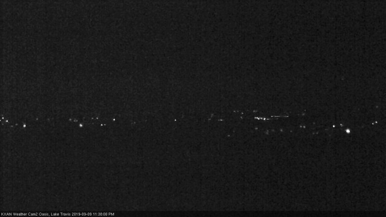 Lake Travis webcam, September 9, 2019 10:40 PM CT