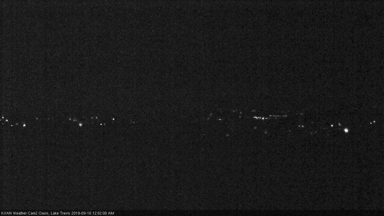 Lake Travis webcam, September 9, 2019 11:05 PM CT