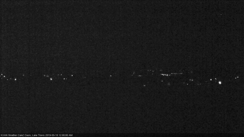 Lake Travis webcam, September 9, 2019 11:10 PM CT