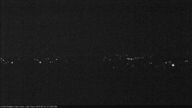 Lake Travis webcam, September 9, 2019 11:15 PM CT