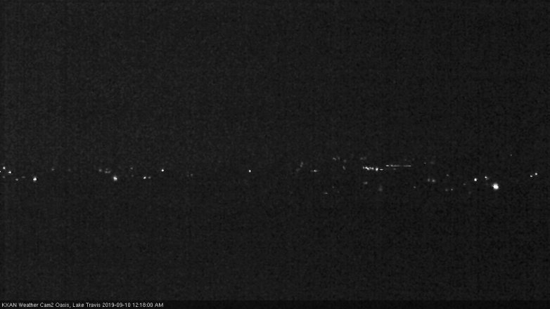 Lake Travis webcam, September 9, 2019 11:20 PM CT