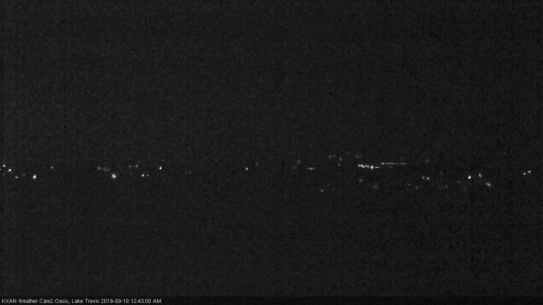 Lake Travis webcam, September 9, 2019 11:45 PM CT