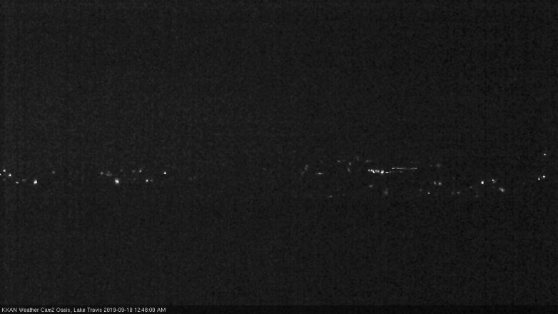 Lake Travis webcam, September 9, 2019 11:50 PM CT