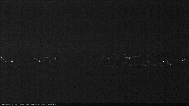 Lake Travis webcam, September 9, 2019 11:55 PM CT