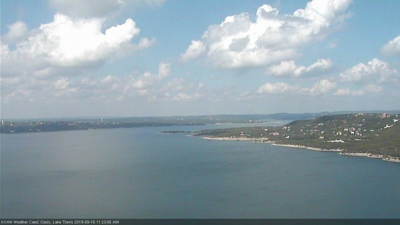 Lake Travis webcam, September 10, 2019 10:25 AM CT