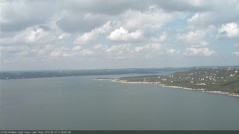 Lake Travis webcam, September 10, 2019 10:40 AM CT