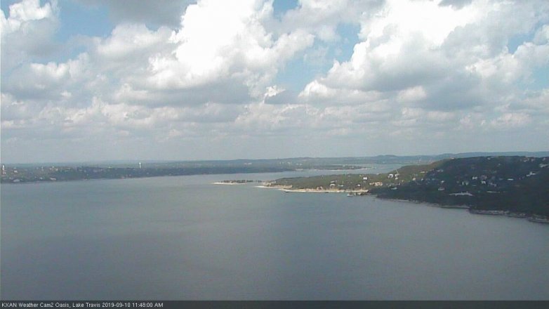 Lake Travis webcam, September 10, 2019 10:50 AM CT