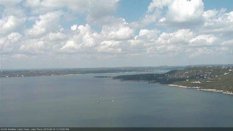Lake Travis webcam, September 10, 2019 11:20 AM CT