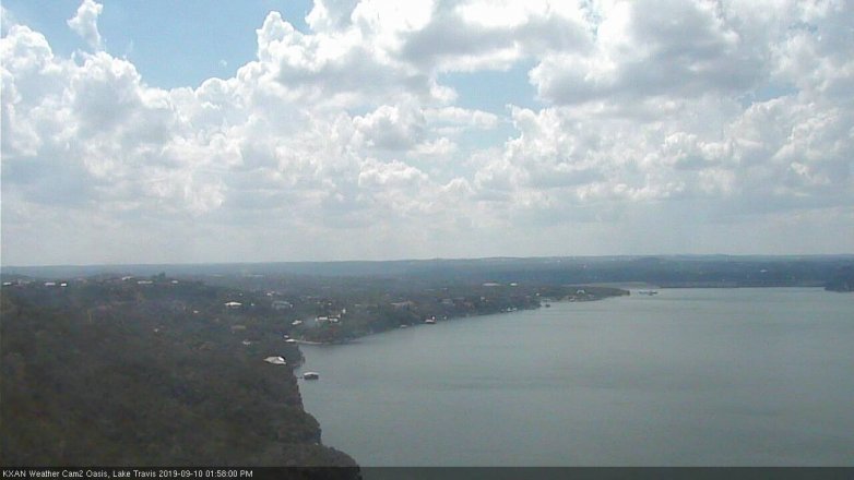 Lake Travis webcam, September 10, 2019 1:00 PM CT