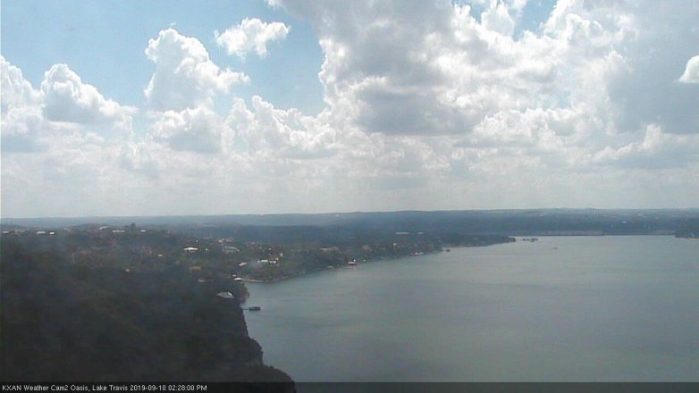 Lake Travis webcam, September 10, 2019 1:30 PM CT