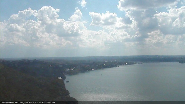 Lake Travis webcam, September 10, 2019 2:25 PM CT