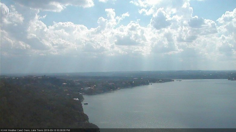 Lake Travis webcam, September 10, 2019 2:40 PM CT