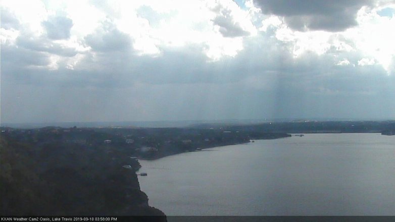 Lake Travis webcam, September 10, 2019 3:00 PM CT