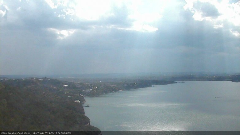 Lake Travis webcam, September 10, 2019 3:05 PM CT