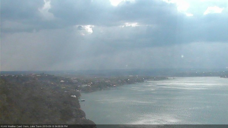 Lake Travis webcam, September 10, 2019 3:10 PM CT