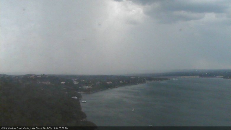 Lake Travis webcam, September 10, 2019 3:25 PM CT