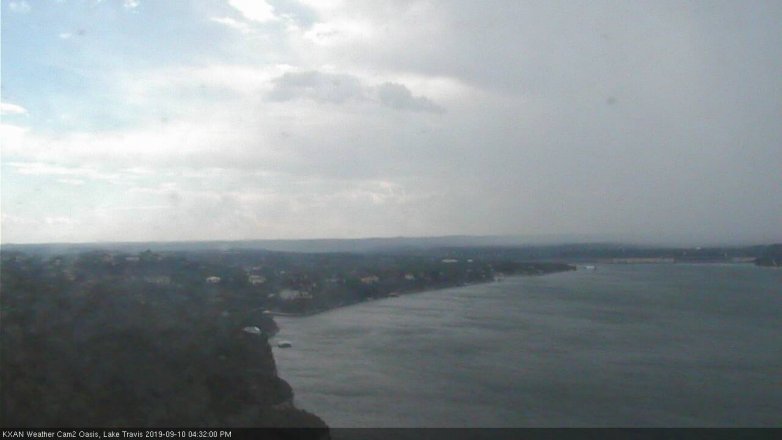 Lake Travis webcam, September 10, 2019 3:35 PM CT