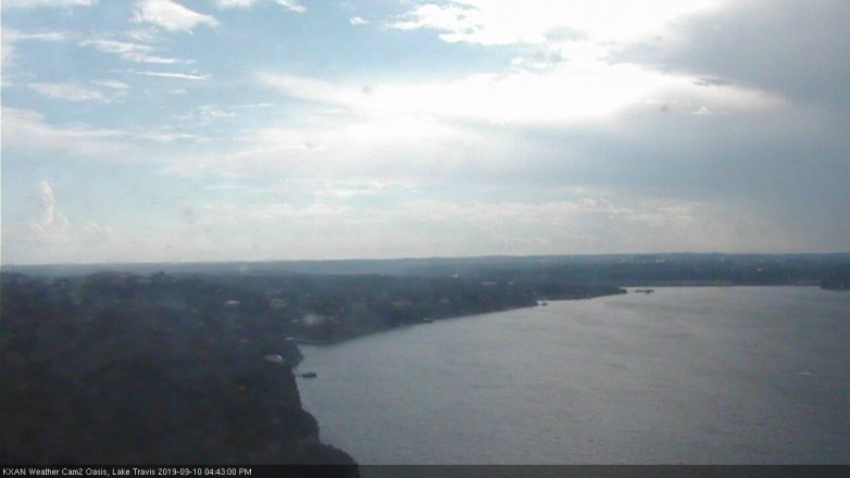 Lake Travis webcam, September 10, 2019 3:45 PM CT