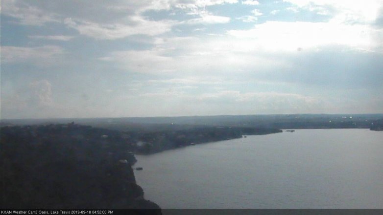 Lake Travis webcam, September 10, 2019 3:55 PM CT