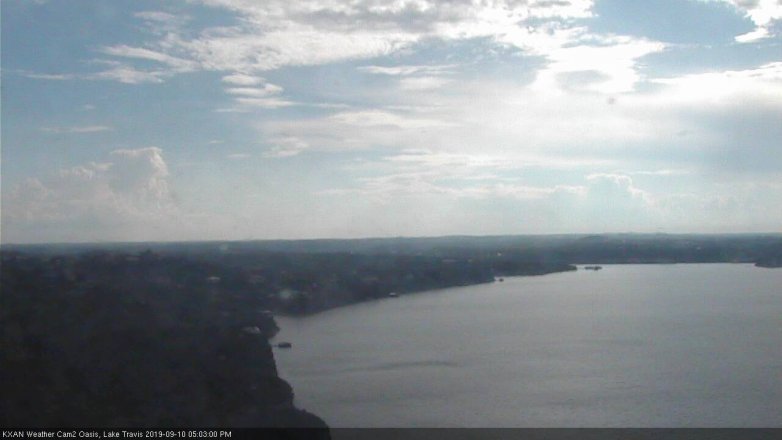 Lake Travis webcam, September 10, 2019 4:05 PM CT