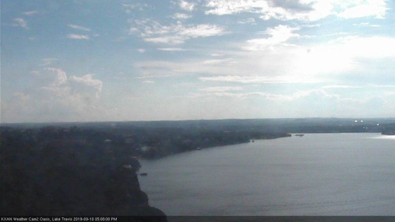Lake Travis webcam, September 10, 2019 4:10 PM CT