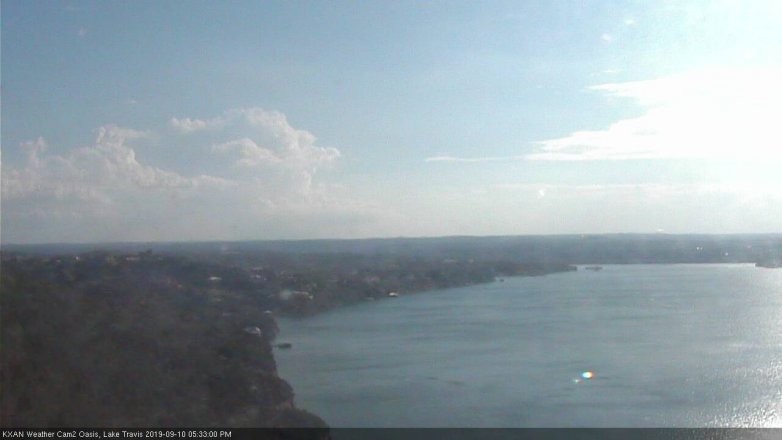 Lake Travis webcam, September 10, 2019 4:35 PM CT