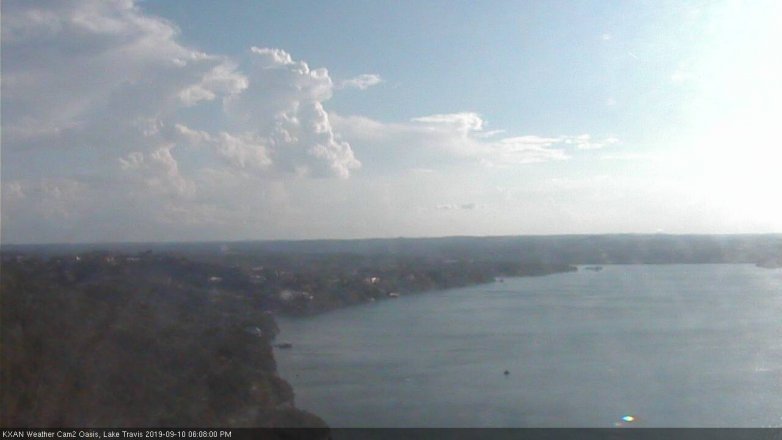 Lake Travis webcam, September 10, 2019 5:10 PM CT