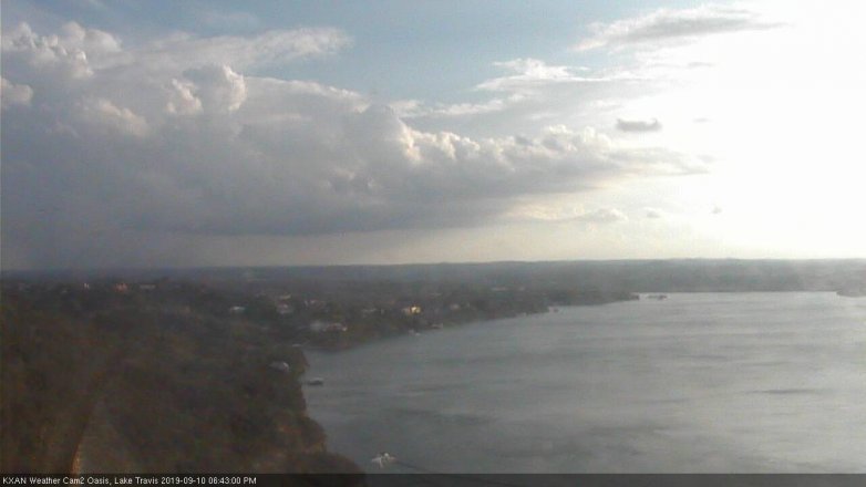 Lake Travis webcam, September 10, 2019 5:45 PM CT