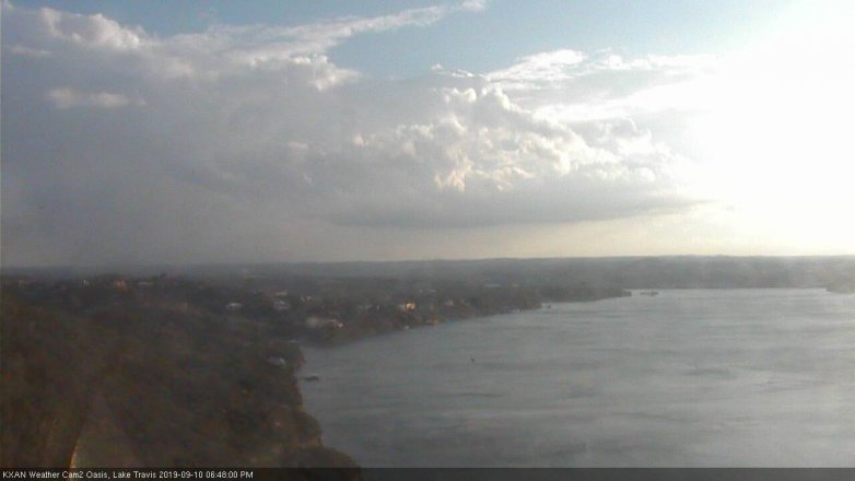 Lake Travis webcam, September 10, 2019 5:50 PM CT