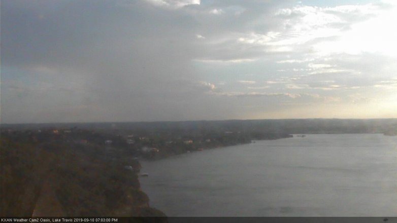 Lake Travis webcam, September 10, 2019 6:05 PM CT