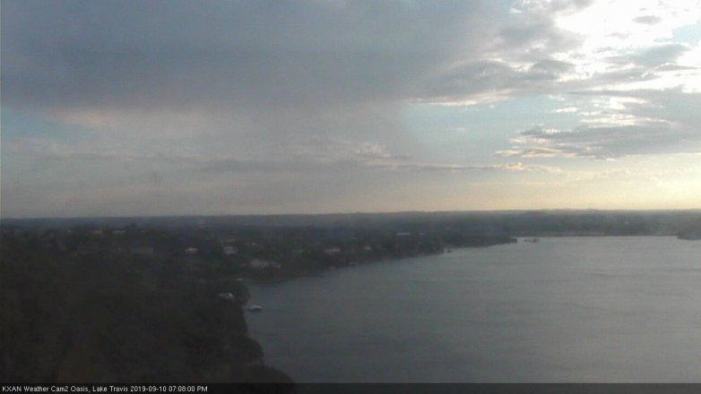 Lake Travis webcam, September 10, 2019 6:10 PM CT
